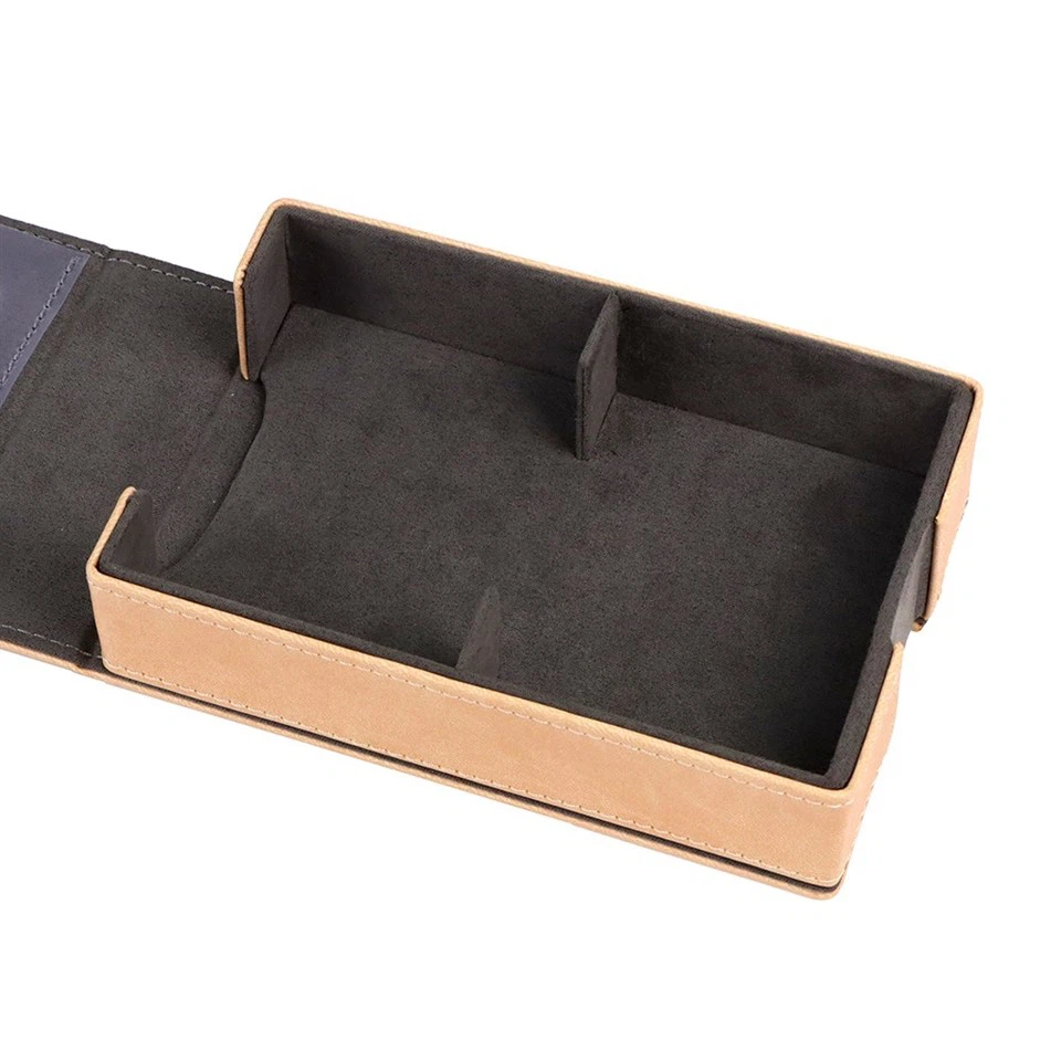 Magnetic Leather Trading Card Box